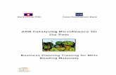 ADB Catalyzing Microfinance for the Poor Business Planning Reading... · ADB Catalyzing Microfinance for the Poor ... the future based on an assessment of the current ... Learning