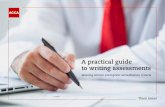 A practical guide to writing assessments - ACCA Global Providers... · Compare syllabus and assessments Accreditation is awarded only to programmes whose syllabus and assessments