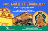 PILGRIMAGE TO Our Lady of Guadalupe - Diocese of … · Day 1 – April 9: Atlanta - Guadalajara Our Mexico adventure and spiritual journey begins as we depart the United States on
