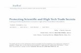Protecting Scientific and High Tech Trade Secretsmedia.straffordpub.com/products/protecting-scientific-and-high... · Protecting Scientific and High Tech Trade Secrets ... Protecting