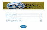 DIVISION I MEN’S SOCCER RECORDS - fs.ncaa.org …fs.ncaa.org/Docs/stats/m_soccer_RB/2016/D1.pdfOfficial NCAA Division I men’s soccer records ... San Jose St. vs. UC Santa Cruz