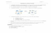 CHEMICAL REACTIONS - profpaz.com · Chemistry 65 Chapter 7 1 CHEMICAL REACTIONS ... Chemistry 65 Chapter 7 4 Examples: 1) AgNO 3 + H 2 ... solids do not dissolve in water and do not