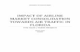 IMPACT OF AIRLINE MARKET CONSOLIDATION TOWARDS AIR TRAFFIC ... · IMPACT OF AIRLINE MARKET CONSOLIDATION TOWARDS AIR TRAFFIC IN ... 1.4 CASE STUDY & DATA SOURCE ... Airways. ii. The