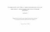 Draft Evidence on the Carcinogenicity of MTBE - OEHHA · Evidence on the Carcinogenicity of Methyl Tertiary Butyl Ether . ... Due to its use as a fuel additive, MTBE is a high volume