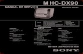 MANUAL DE SERVIÇO Brazilian Model UK Modeldiagramasde.com/diagramas/otros2/sony_mhc-dx90.pdf · HCD-BX9 E Model Australian Model HCD-DX9 ... utilizando fita Sony Tipo I (normal)
