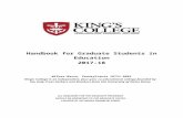 drupal.kings.edudrupal.kings.edu/.../word/Graduate_Education_Handbook.docx · Web viewHandbook for Graduate Students in Education. 2017-18. Wilkes-Barre, Pennsylvania 18711-0801.