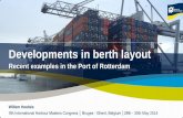 Developments in berth lay-out - Amazon S3 · Safe mooring is paramount for vessel, port and terminal ... Developments in berth lay-out Author: Hoebee, Wim Subject: Binnenvaart - 1.0