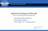 Global Tracking of Aircraft - International Civil Aviation ... and FSMP32/FSMP-WGF3… · International Civil Aviation Organization Global Tracking of Aircraft from a Frequency Spectrum