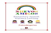 PreKindergarten Spanish - Dallas Independent … PreK...PreKindergarten Spanish ... marrón, and the color anaranjado for orange is also known as naranja. ... performing a song, poem