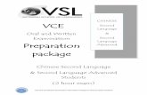 Language Preparation package - VSL Assessme… · Interesting or unusual answers, ... Dictionaries, notes, cue cards, ICT items and other objects (e.g ... Use this as a brainstorming