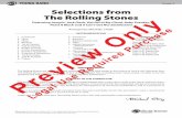 YOUNG BAND Grade 2 Selections from The Rolling Stones · The Rolling Stones are one of the most infl uential and long-lived bands in the history of rock & roll. Selections from The