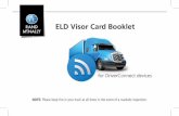 ELD Visor Card Booklet - Rand McNally Visor Card Booklet NOTE: Please keep this in your truck at all times in the event of a roadside inspection. ... with the limits for a Class B