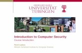 Introduction to Computer Security - Course Introduction to Computer Security Course Introduction ... Cybercrime, monetary gain ... Introduction to Computer Security - Course IntroductionAuthors: