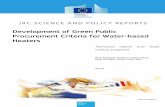 Development of Green Public Procurement Criteria for …publications.jrc.ec.europa.eu/repository/bitstream...Development of Green Public Procurement Criteria for Water-based 2014 European