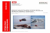 ERDC/CRREL TR-14-9 'Vehicle impact testing of snow roads ... · The snow roads at McMurdo Station are the ... Appendix B: Snow -Road Driver ... with Van 213 (new Interco TRXUS M/T