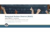Required Action District (RAD) - Washington State Board …€¦ ·  · 2015-07-03Required Action District (RAD) ... at least 2 culturally relevant units of study. ... • Patrick