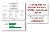 Hearing Aids for Tinnitus Patients - SteveBenton, Au.D.stevebentonaud.weebly.com/uploads/6/8/1/9/6819039/____hearing_aid… · Hearing Aids for Tinnitus Patients: It’s Not Just