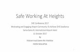 Safe Working At Heights - KLIA - Malaysia Airports Holdings … 5 - safe... ·  · 2018-02-12Safe Working At Heights ... Working at a height. Where any person is required to work
