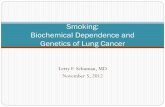 Smoking: Biochemical Dependence and Genetics of …labs-sec.uhs-sa.com/clinical_int/dols/PSS_SmokeLung_110512.pdf · Smoking: Biochemical Dependence and Genetics of Lung ... introduces