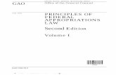 GAO July 1991 PRINCIPLES OF FEDERAL … 1991 PRINCIPLES OF FEDERAL APPROPRIATIONS LAW Second Edition ... “teaching manual” for the novice or occasional ... Page i GAO/0GC91-5 Appropriations