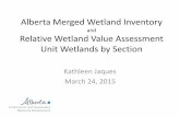 Alberta Merged Wetland Inventory - abnawmp.ca · – Alberta Merged Wetland Inventory ... classification to create merged inventory resulted in loss of information for some project