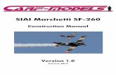 Composite-ARF SIAI Marchetti SF-260 … ·  · 2014-05-02CARF-Models SIAI Marchetti SF-260 - 2 - Even for glider towing this airplane is perfectly suitable. With a powerful engine