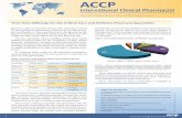 International Clinical Pharmacist - ACCP · Advertise with ACCP International Clinical ... of added qualifications in either cardiology or infectious dis- ... sues of ACCP International