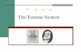 The Torrens System  ... system.pdf ·  ... Property Act . 1858 for ... Courts have applied the English system rules to the Torrens system Common law and equity ...