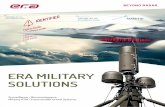 ERA CAPABILITY FOR A MODERN MILITARY … SRS RADAR Y Inter ... of next-generation surveillance and flight tracking solutions for air traffic management, ... requirements for Military