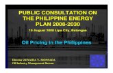 PUBLIC CONSULTATION ON THE PHILIPPINE … CONSULTATION ON THE PHILIPPINE ENERGY PLAN 2008-2030 15 August 2008 Lipa City, Batangas RA 7638 ... (RA 8749 / RA 9367)