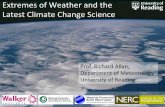 Extremes of Weather and the Latest Climate Change Sciencesgs02rpa/TALKS/FARNHAM_CLIMATE_TALK.… · Extremes of Weather and the Latest Climate Change Science ... SPM 40 years Evidence