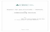 III. Review of Construction Documents - CREC: Capitol ... · Web viewDevelop full commissioning specifications and include all commissioned equipment. Coordinate and integrate into