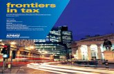 frontiers in tax - KPMG · frontiers in tax people thinking ... there is growing talk of a second recession ... Head of Global Financial Services Tax . 1. frontiers in tax / November
