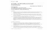 Code of Professional Conduct - Royal Institute of British ... · Code of Professional Conduct Guidance Note 1 ... the projector decline the commission; ... Honorary fellows