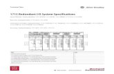 1715 Redundant I/O System Specifications - Rockwell ...literature.rockwellautomation.com/.../1715-td001_-en-p.pdfRockwell Automation Publication 1715-TD001E-EN-P - January 2017 3 1715