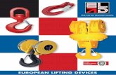 EuropEan lifting dEvicEs - feat group 2017 low.pdf · fORging SPECiALiSt SPARE PARtS always available in stock, for proper maintenace ELD is the division of Feat Group SPA which specializes