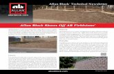 Allan Block Technical Newsletter - 4th Qtr 2011 A B N ˇ the ability to build a substantial gravity wall (with ... Allan Block Technical Newsletter ... is the ability to design and