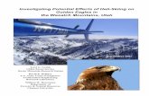 Investigating potential effects of Heli-skiing on Golden ... · Investigating Potential Effects of Heli-Skiing on Golden Eagles in the Wasatch Mountains, Utah ... or recent trends
