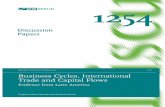 1254 - DIW Berlin: Startseite€¦ · Discussion Papers Business Cycles, International Trade and Capital Flows Evidence from Latin America Guglielmo Maria Caporale and Alessandro