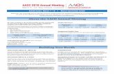 About the AAOS Annual Meeting Health: 1,720 Exhibiting ompanies: ... During the online registration process, ... Direct link to all exhibit-related information for the Annual Meeting.