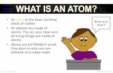 An atom is the basic building What is an atom? All objects are made of atoms…awarscience.weebly.com/.../unit_6_atoms_powerpoint.pdf ·  · 2017-03-08• An atom is the basic building