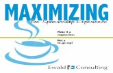 MAXIMIZING - c.ymcdn.com that you are commut-ing to work in the ... from sponsorship with your association. For example, ... sustain a relationship with your organization over time.