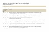 The Future of Animal Science: BSAS Annual …bsas.org.uk/sites/default/files/draft_programme2017v3.pdfThe Future of Animal Science: BSAS Annual Conference 2017 ... production and microbial