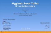 Hygienic(Rural(Toilet(( - CTech Lab Toilet [CTech].pdf · Hygienic(Rural(Toilet( ... every day in India from diarrhea, hepatitis- causing ... inusable(condion.(Userswere(sasﬁed.(The