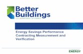 Energy Savings Performance Contracting Measurement Steps Forward •Guidance from MV ... Performance based business model ... Energy Savings Performance Contracting Measurement and