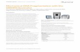 Mechanical DNA Fragmentation with the Q800R2 Sonicator · Title: Mechanical DNA Fragmentation with the Q800R2 Sonicator Author: Illumina Subject: The Qsonica Q800R2 Sonicator offers