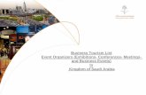 Business Tourism List Event Organizers (Exhibitions ... Organizers (Exhibitions- Conferences- Meetings- and Business Events) In Kingdom of Saudi Arabia (Limits of Liability) Saudi
