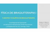 Physics of brachytherapy (I) - sources and delivery systems · fuentes’yequiposdebraquiterapia esquema dela presentaciÓn 04092017 2 1’ •introducciÓn 2’ •conceptosfÍsicos