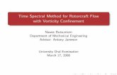 Time Spectral Method for Rotorcraft Flow with Vorticity ...aero-comlab.stanford.edu/nbutsunt/nbutsunt-defense.pdf · Helicopter Simulation Time Spectral Method 2 Time Spectral Method