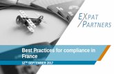 Best Practices for compliance in France - Expat Partners · Thank you 39 fmougenot@expatpartners.com r.kamath@expatpartners.com. Title: PowerPoint Presentation Author: Rohan Kamath